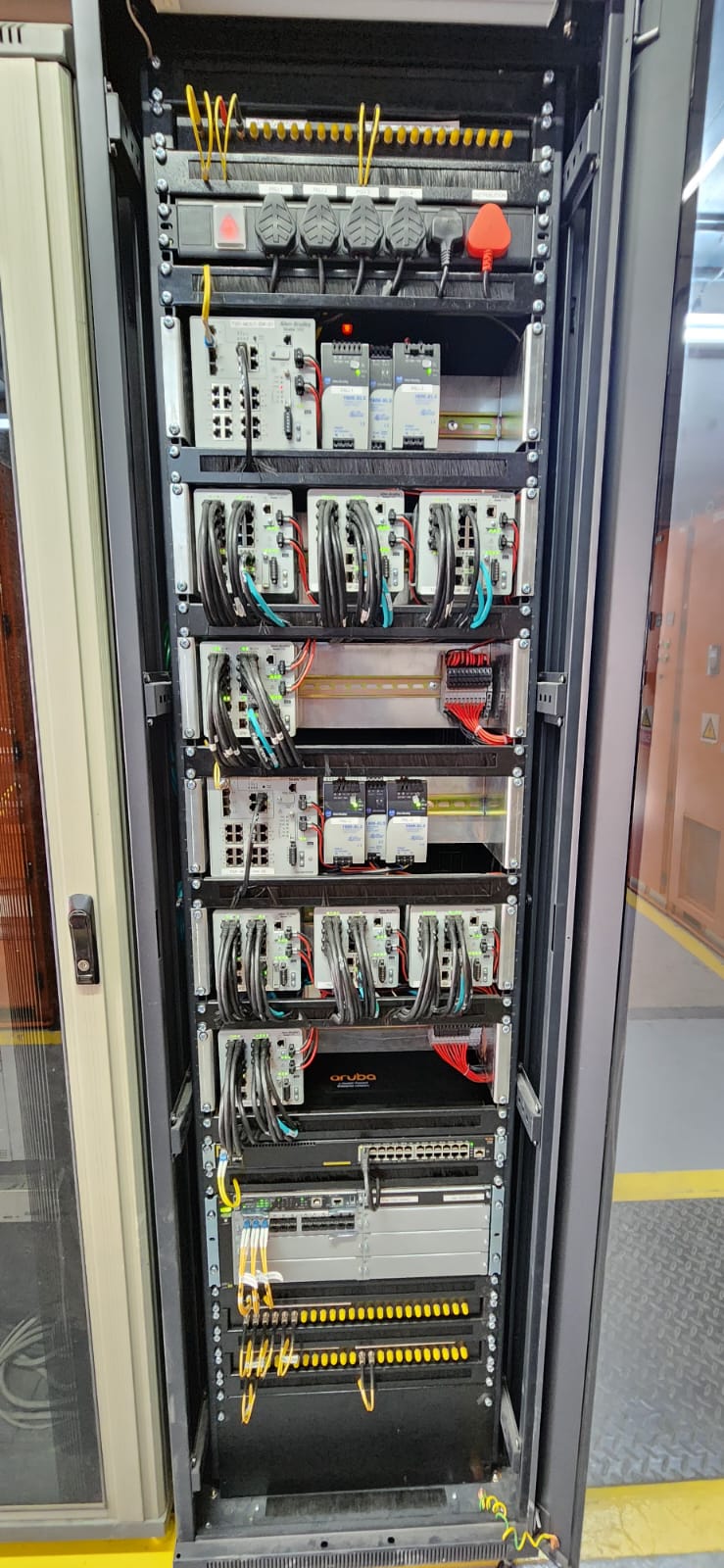 Fiber Rack Patch Terminations