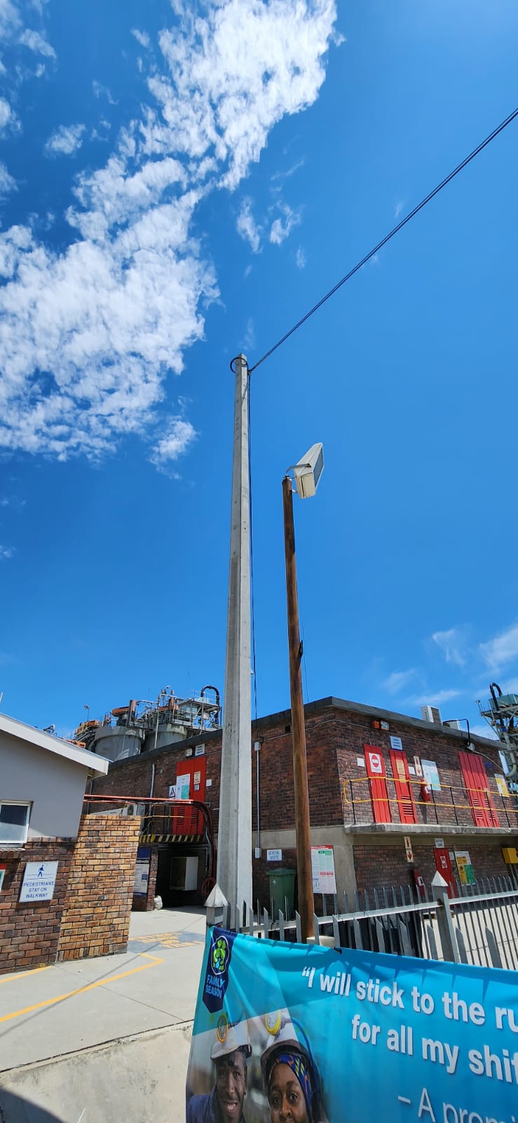 Suspended Fiber Cable Installtions